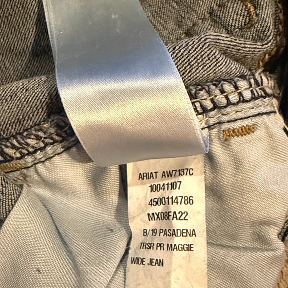 ARIAT Jeans Women's 28 S Blue Trouser Perfect Rise Maggie Wide Leg Denim Western - Picture 15 of 15